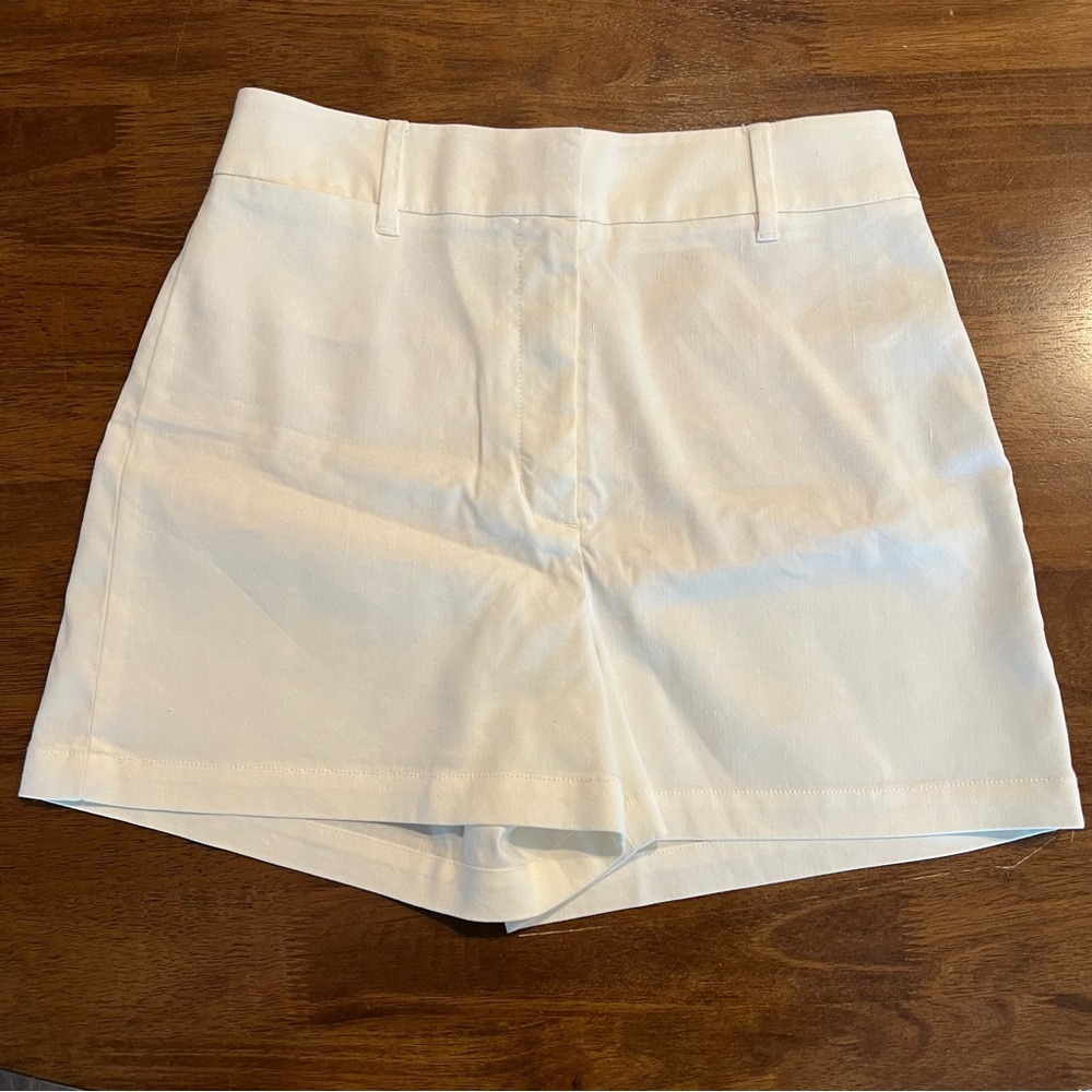 ARITZIA | Wilfred Linen Shorts in Cream